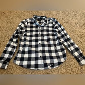 Harley Davidson Plaid Medium button down flannel top